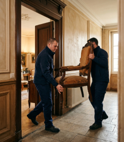 Photo après débarras — espace libéré et rangé